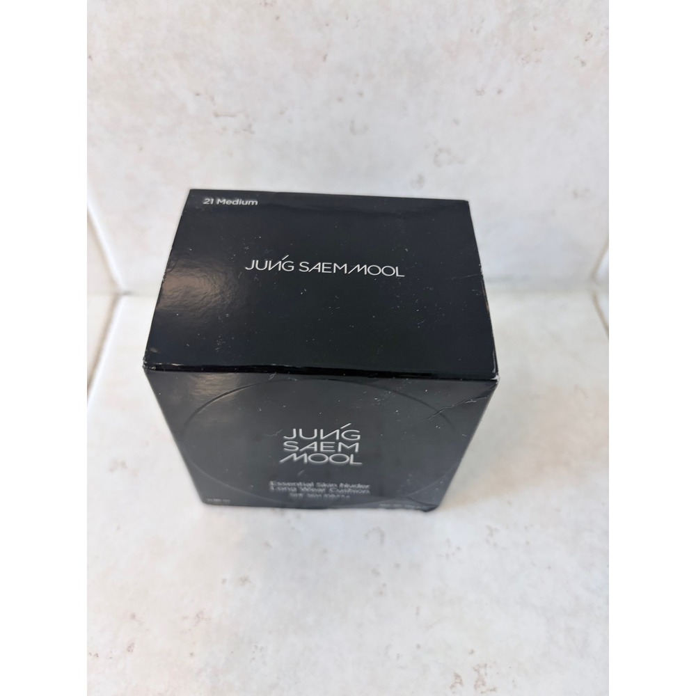 Jung Saem Mool Essential Skin Nuder Long Wear Cushion SPF 50+ 21 Medium 14g x2